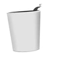 thumbnail image 2 of Cubo de basura Macarena para coche contenedor de basura portátil resistente blanco, 2 of 8