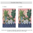 thumbnail image 4 of Yayeee Garden Flag 12"x18" Double Sided Outdoor Yard Lawn Holiday Decorations, Floral Vase, 4 of 6