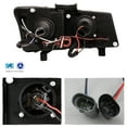 thumbnail image 3 of AKKON - For 2003-2006 Chevy Silverado Black LED Head Lights Pair + LED DRL Signal Lamps + Smoked Fog Lights, 3 of 7