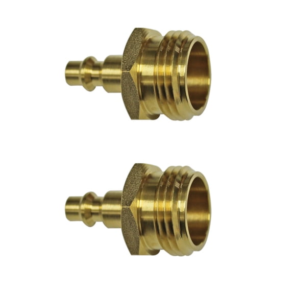 Quick Products QP-BOPQCB-2PK Blow Out Plug With Brass Quick Connect - 2-Pack