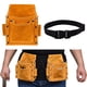 thumbnail image 3 of Bolsa de cinturón de herramientas de material cuero artificial Soporte retro Organizador Hardware Bolsa multifunción portátil para carpintero Electricista Cola Paquete de cintura, 3 of 8