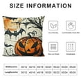 thumbnail image 5 of Happy Halloween Decorative Throw Pillow Covers Pumpkin Truck Porch Patio Outdoor Pillowcase, Jack O Lantern Fall Holiday Cushion Case Home Decor, 5 of 5