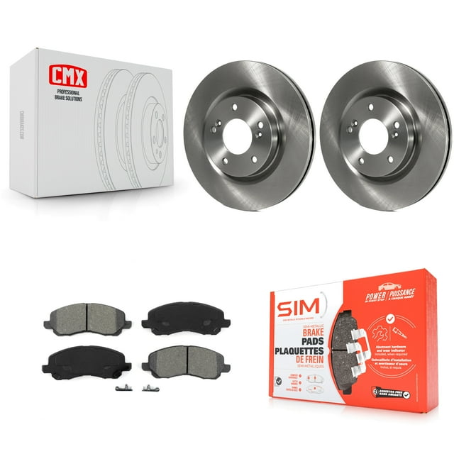 Transit Auto Front Disc Brake Rotors and Semi-Metallic Pads Kit for Car Mitsubishi Eclipse Galant K8S-100482