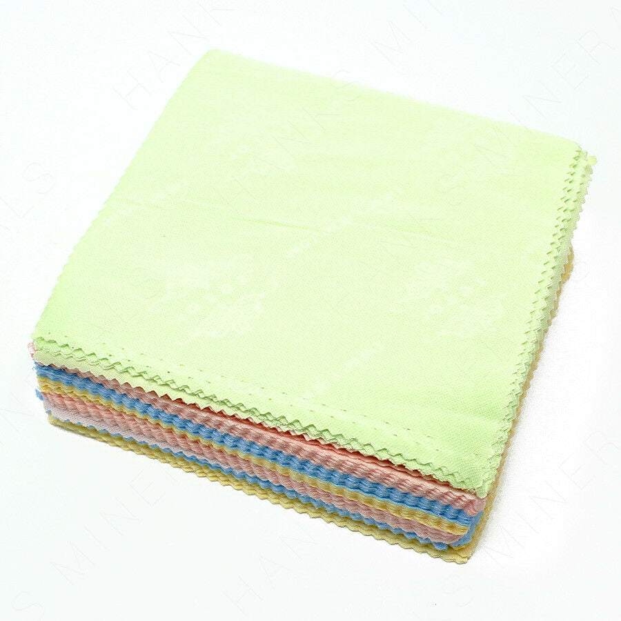LOT 100X Glasses Clean Cloth Microfiber Cleaner Cleaning For Phone Screen Camera LOT 100X Glasses Clean Cloth Microfiber Cleaner Cleaning For Phone Screen Camera