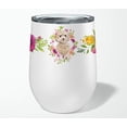 thumbnail image 4 of Carolines Treasures CK4246TBL12 Verre à Vin Sans Pied en Acier Inoxydable 12 oz Champagne Cockapoo Fleurs Roses, 4 of 4