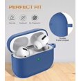 thumbnail image 4 of AirPods Pro Case Cover with Keychain, IBAOLEA FullIBAOLEA Body Protective Silicone Skin Cover Case for IBAOLEA Airpod Pro 2019 [Front LED Visible] IBAOLEA Black Diamond Blue, 4 of 6