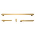 thumbnail image 1 of Portofino 4-Piece Matte Brass Bathroom Hardware Accessory Kit, 1 of 8
