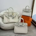 thumbnail image 3 of 30cm-white-Chic Women's Leather Handbags - Stylish Versatile Shoulder & Crossbody Bags for Effortless Everyday Elegance, 3 of 5