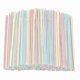 thumbnail image 1 of 500-Pack 8" Multi-Color Striped Flexible Drinking Straws for Beverages and Cocktails, 1 of 5