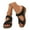 Black, variant on Mepaouo Wedge Sandals for Women Summer Dress Walking Shoes Comfortable Casual Slip on Slides Black 6