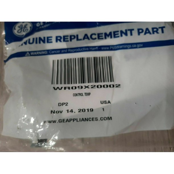 WR09X10043 Refrigerator Temperature Control Thermostat for GE