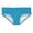 Blue, variant on Krdevn Girls Solid Color Triangle Stitched Trim Swim Briefs Kids Bikini Bottoms Color:Orange,Size:2-3 Years