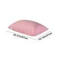 thumbnail image 5 of Byujiro 1PC Solid Color Low Profile Pillow 26x16 Inches Soft Support Breathable Bed Pillow for Back and Stomach Sleepers, 5 of 6