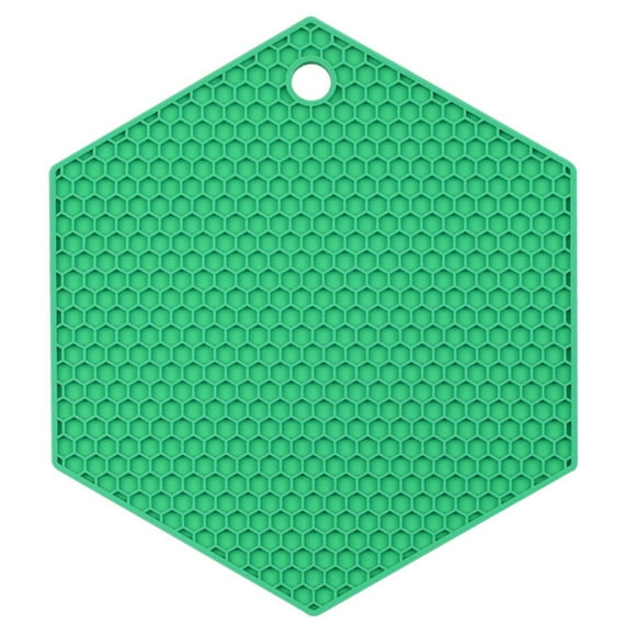 Multipurpose Silicone Pot Holders, Ongmies Trivet Mat Multipurpose Silicone Pot Holders Hot Pads Silicone Heat Cup Insulation Mat Insulation Pad Potholders Multi Colored., Green