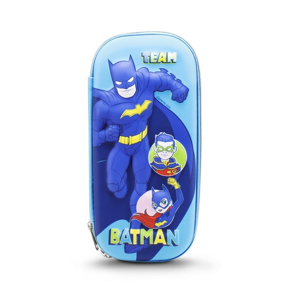 Lapicera Escolar para niños con diseño de Batman Idea Nuova  Lapicera, estuchera ovalada con licencia