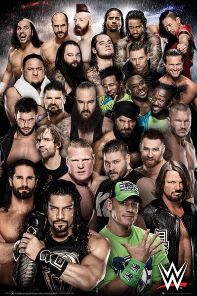 22.375 x 34 Poster /& Clip Bundle Trends International WWE-Becky Lynch 19 Clip Wall Poster