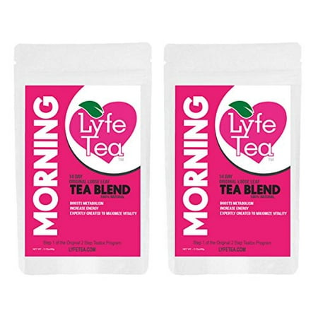 28 Day Morning Tea Only in Loose Leaf - Natural Moringa, Aid Digestion, Boost Energy, Elevate Mood, Suppress Appetite - Lyfe