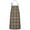 Brown Beige Plaid, variant on Brown Beige Plaid Checkered Pattern Apron-Garden Aprons for Women with Pockets-Cotton Linen Waterproof Kitchen Cooking Gardening Aprons Adjustable for Kitchen,Cooking,BBQ and Salon 33x27 Inch