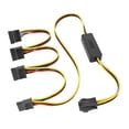 thumbnail image 1 of Motherboard CPU 4-Pin to Hard Drive Cable CPU 4PIN to SATA Hard Drive Power Supply Cable 12V to SATA, 1 of 5