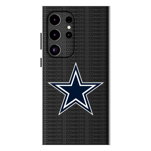 Keyscaper Dallas Cowboys Text Backdrop Galaxy Magnetic Bump Case