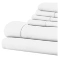 thumbnail image 2 of Benjara BM231585 Tulsa 1200 Thread Count Tri Blend Grand Sheet Set&44; Blanc - 6 Pièces, 2 of 5