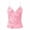 Pink, variant on Sparkly Sequin Tank Tops for Women Elegant Floral Sequins V Neck Spaghetti Strap Backless Camisole Top Y2k Going out Tops