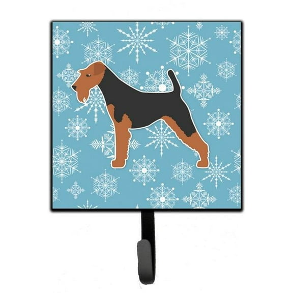 Carolines Treasures BB3485SH4 Winter Snowflake Welsh Terrier Leash or Key Holder