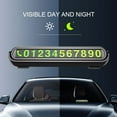 thumbnail image 6 of Yesfashion Temporary Car Parking Card Telephone Number Card Night Light Car Phone Number Card Hidden Number Plate, 6 of 7