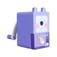 thumbnail image 2 of Pencil Sharpening Machine Space Pencil Sharpener Hand Crank Manual Sharpener Animal Cartoon Pencil Cutter For School Stationery Students Supplies Children Kids Gift (Hand Sp,1 Pencil Sharpener, 2 of 8