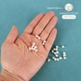 thumbnail image 2 of Uxcell 100 Pcs Perlas de Agua Dulce Naturales, Perlas Irregulares Sueltas de 5-6mm con Agujero Lateral de 0.8mm para Hacer Joyería de Cuerda de Cuero, Manualidades DIY, Blancas, 2 of 6