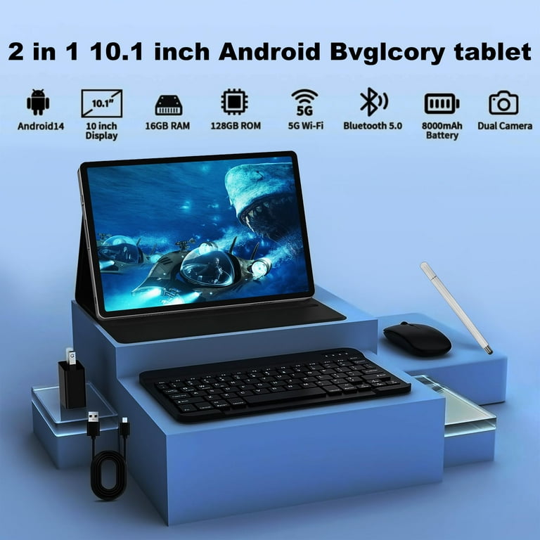 Android 15 Tablet,128GB ROM 16GB+8GB RAM,10inch Tablet,5G WiFi+
