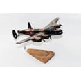 thumbnail image 5 of Avro Lancaster Model, RAF, WWII, Heavy Bomber, 1/68 Mahogany Scale Model, 5 of 8
