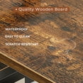 thumbnail image 5 of 4 Tiers Industrial Bookcase and Bookshelf, Metal Wood 11 Display Shelves, Large Book Shelf for Living Room, Storage Shelf Organizer, Book Case in Brown, 5 of 10