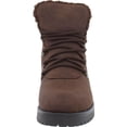 thumbnail image 3 of Baretraps Womens Dennison Faux Suede Faux Fur Hiking Boots, 3 of 3