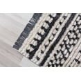 thumbnail image 2 of Erbanica 3'3" x 5' Grey Beige Moroccan Fringed Rug, 2 of 5