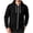 Black, variant on Fnooota Mens Zip up Hoodies, Long Sleeve Drawstring Casual Lightweight Fall Jackets with Pockets Black Size S-3XL