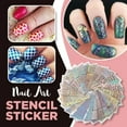 thumbnail image 6 of Nail Stickers Cute Designs Art Stencil Sheets Set with 24 Different Nail Styles for Manicures and Unique Projects, 6 of 9