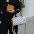 thumbnail image 3 of MKF Collection Adhara Satchel Bag with Pouch Bag, Vegan Leather Circular Print Shoulder Bag by Mia K, 3 of 3
