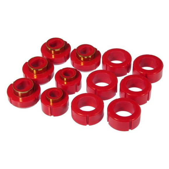 Prothane 7-115 Body Mount for 1982-2004 GM 2-4WD S-Series Standard Cab - Red