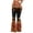 Boho Thanksgiving Maple Leaves-Black, variant on Cottagecore Boho Trippy Mushroom Women's Yoga Pants Casual Soft High Waisted Flare Workout Leggings Tummy Control Wide Leg Bootcut Stretchy Pants,M