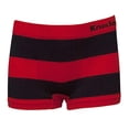 thumbnail image 3 of 6-Pack Boy's Seamless Boxer Briefs, Thick Horizontal Line, Multi-Colors, M, 3 of 3