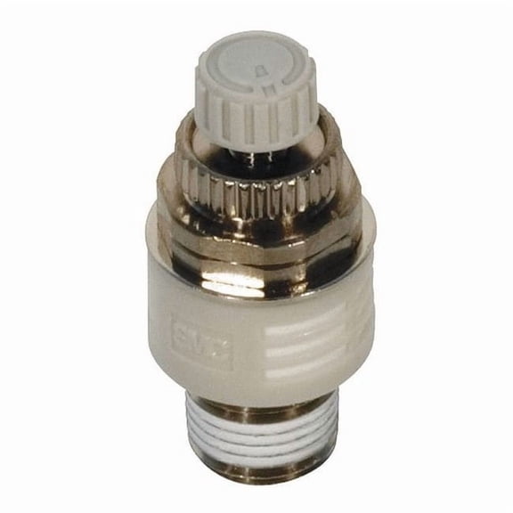 Smc Exhaust Port Flow Control,3/8" R(PT) ASN2-03