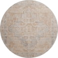 thumbnail image 2 of Addison Rugs Mayfield Premium Machine Washable Transitional Border Copper Round Rug, 8' x 8', 2 of 6