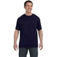 thumbnail image 2 of Hanes TAGLESS Men`s Pocket T-Shirt, L, Navy, 2 of 7