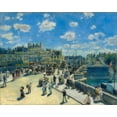thumbnail image 2 of Renoir, Pierre-Auguste 14x12 Black Ornate Wood Framed with Double Matting Museum Art Print Titled - Pont Neuf, 2 of 4