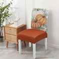 thumbnail image 6 of Fall Chair Covers Set of 6,Autumn Pumpkin Dining Slipcovers,Thanksgiving Parsons Chair slipcover Elastic Removable Washable Fall Decor for Home Orange, 6 of 7