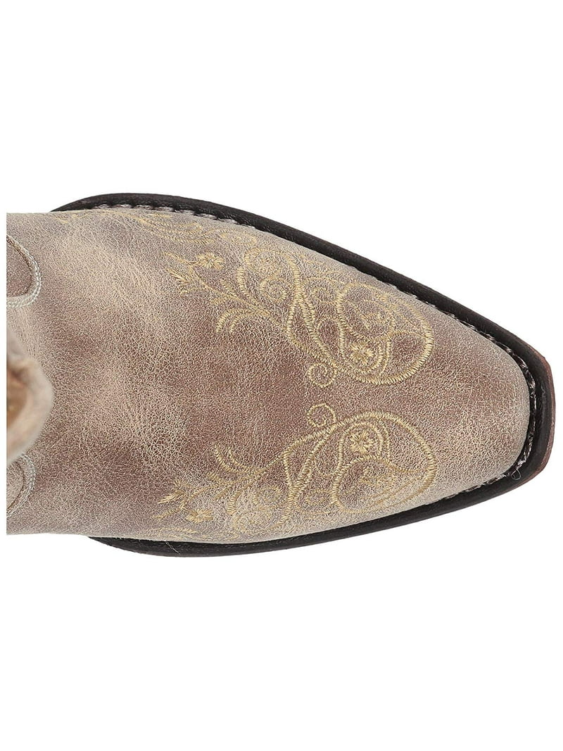 (取寄) ローパー レディース ジュディス Roper women Judith Vintage Beige Faux Leather Roper Womens Vintage Beige Faux Leather Judith Cowboy Boots 9