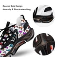 thumbnail image 7 of Roller Skates 80s Pattern Walking Shoes for Men Woman Lightweight Tennis Fashion Elastic Sports Shoes Cushion Basketball Shoes, 7 of 7