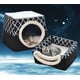 thumbnail image 4 of Cueva para gatos Casa para gatos Cama para gatos Mascota Nido para mascotas Saco de dormir 2 en 1 Cueva para abrazos plegable para cómodo Gris XL Sincero Hogar, 4 of 4