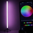 thumbnail image 4 of Rgb Corner Floor Lamp Dimmable Floor Lamp For Living Room Bedroom LED Corner Lamp (Remote & App), 4 of 10